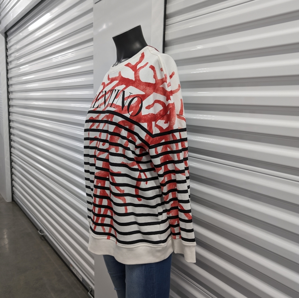 Valentino Garavani Printed French Cotton Terry Sweatshirt - Picture 6 of 14